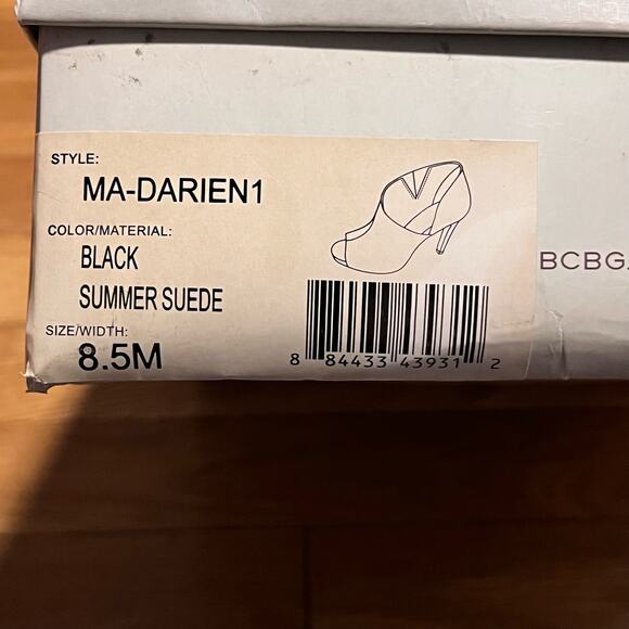 BCBGMAXAZRIA Darien Summer Suede Heels - Size 8.5M - Picture 7 of 8